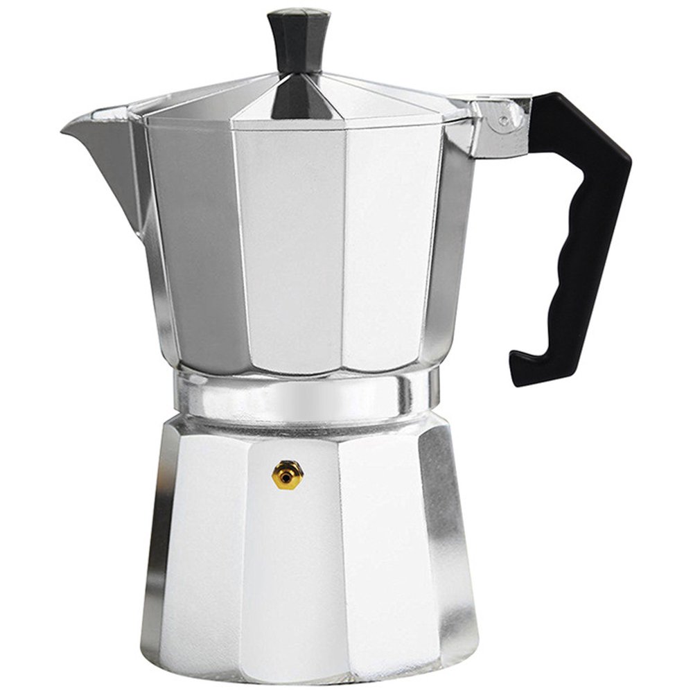 CAFETERA ITALIANA ALUMINIO 300ML 6T PLATA VARENNA