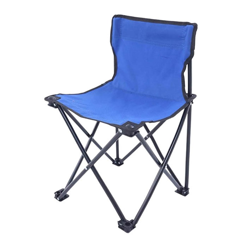 SILLA DE CAMPING LEVEL AZUL SIN POSABRAZOS