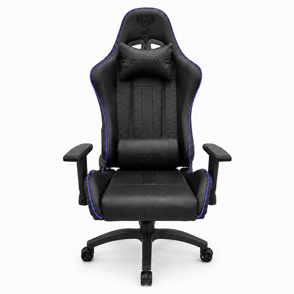 SILLA GAMER COBRA LEVEL NEGRA/AZUL