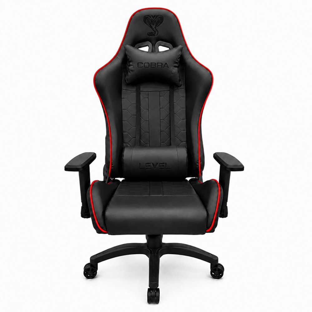 SILLA GAMER COBRA LEVEL NEGRA/ROJA